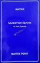 Synopsis Question Bank for 3rd Professional Examination MBBS