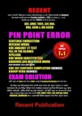 Recent Pin Point Error Exam Solution