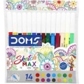 DOMS Sketch Color Pen Max - (14Pcs)