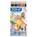 Domes Attractive And Coloured Pencil 12 shades Beg