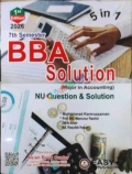 7th Semester BBA Solution (Major in Accounting)