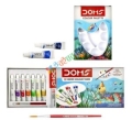 Doms Water Colour Paint 12 Color Tubes Box 1pc Brush 1pc Palette