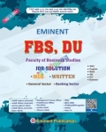 Eminent FBS DU Job Solution MCQ, Written