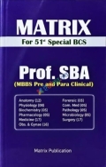 Matrix  Prof. SBA -For 51st Special BCS