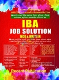 Recent IBA JOB SOLUTION MCQ & WRITTEN